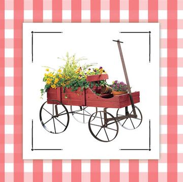 wagon planter and mason jar hummingbird feeder best amazon outdoor decor under 50