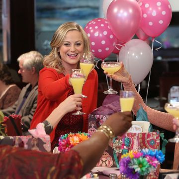 parks and recreation galentines day episode 617 pictured amy poehler as leslie knope photo by danny feldnbcu photo banknbcuniversal via getty images via getty images