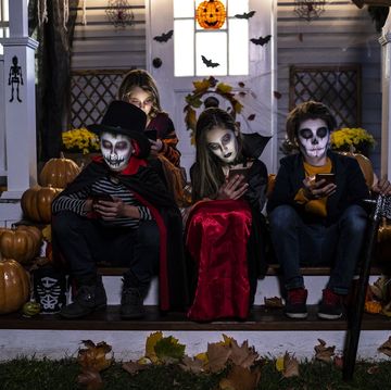 young teens in halloween costumes that might make you ask, how old is too old to trick or treat